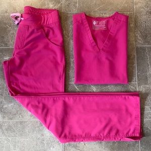 FIGS OG Hot Pink Set